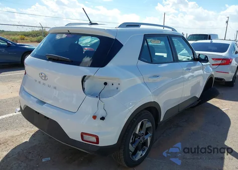 2025 Hyundai Venue Sel z USA, uszkodzony, nr VIN KMHRC8A37SU387675